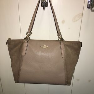 Authentic Coach leather and Suede bag.